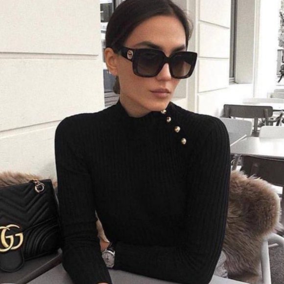 Gucci Accessories - Gucci Grey Gradient Square Women's Sunglasses